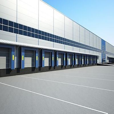 GB 標準金属貯蔵施設 倉庫 H 形梁を持つプリファブリックビル メインフレーム 耐久性