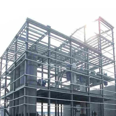 溶接 H セクション 鉄鋼構造 プラスチック製鉄/アルミ製の窓とドアを持つ産業用建物