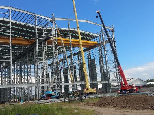 工業用構造の製造,大型金属シェードワークショップ