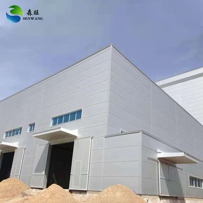 多階建ての製鋼構造工房 滑りドアサンドイッチパネル 屋根と壁