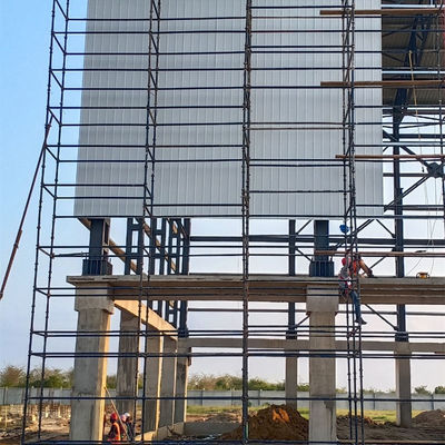 オンラインガイダンスサポート付きの多用途スチール構造倉庫、ISO 9001 CE認証、優れた剛性