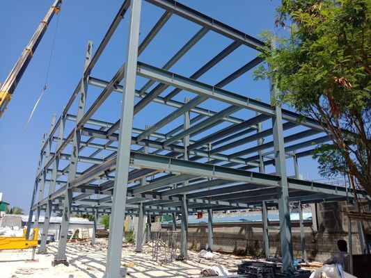 鉄筋/サンドイッチパネルを持つ強固な溶接型H鋼構造建築物