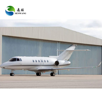 航空機の駐車場構造を最適にするため,波紋鋼屋根とカスタムデザインの備蓄型航空機ハンガー