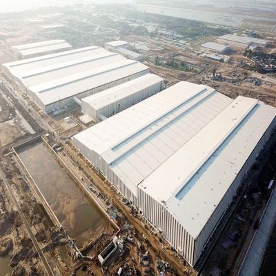大幅なスパン鋼筋構造 倉庫 工房 工事工事建築