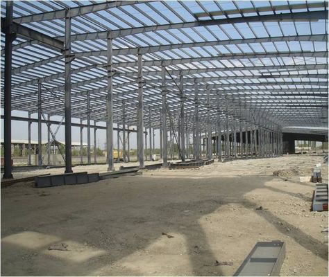 強い耐候性 大幅なスパン 鉄筋 鉄筋 構造 倉庫 プロのデザイナーによる建設