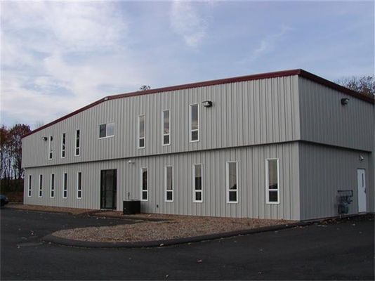 ホットディップガルバニズコーティングと溶接されたH鋼柱のカスタマイズされた鋼鉄工学ビル