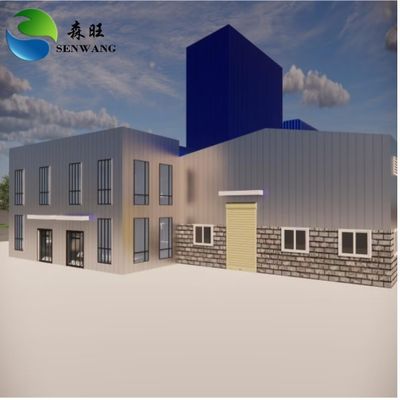 カスタマイズされた窓とドア プレハブ金属収納建物 亜鉛メッキ塗装