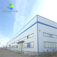 防火サンドイッチパネル付きの製鋼構造物倉庫