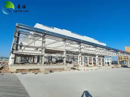 軽量構造と現場技術者による設置が可能な、カスタマイズ可能なサイズの鉄骨構造ワークショップ