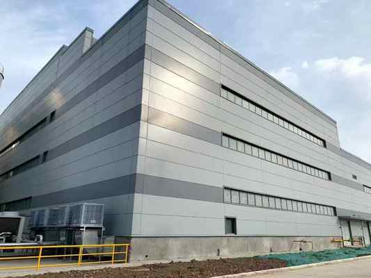 Customizable Pre-engineered Steel Structure with Q355B Welded H Section Steel Beam and Q235B Round Bar Brace