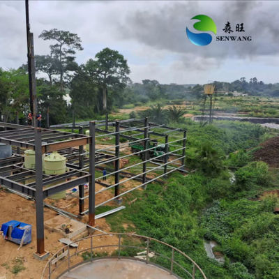 ガラス繊維強化プラスチック製スカイライトとCAD設計を備えた、カスタマイズ可能な鉄骨柱プレハブ鉄骨倉庫