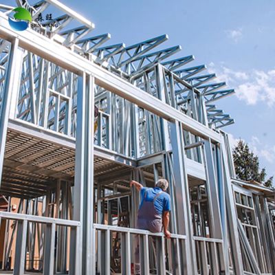 ビクトリア朝様式とモダン様式のボルト接続鋼構造倉庫、鋼サンドイッチパネルとCAD図面設計