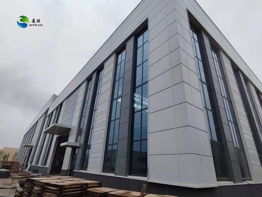 高い構造的信頼性のためのアングル・スティール・ブラシング付きのポータル・ステール・ストラクチャ・倉庫