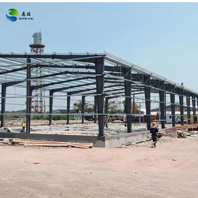 Customized Sizes Painted Steel Structure Warehouse with 50 Year Lifespan for Industrial Storage