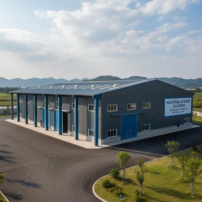 オーダーメイド ≥5000m2 エコフレンドリー プレファブリケーション 鋼筋構造 倉庫 風力抵抗 ≤ 0.45 KN/m2