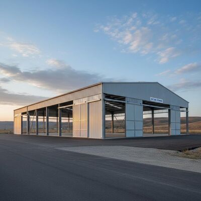 耐震荷重設計と50年の耐用年数を備えたQ235鋼構造倉庫(構造安定性のため)