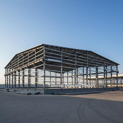 Q235B鋼構造倉庫 スライディングドア付き ジム建築に適した耐久性と組み立てやすさ