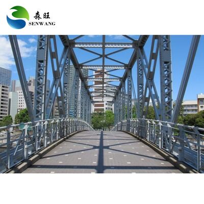 都市や農村におけるインフラストラクチャの 70 年間の使用寿命を持つ風力抵抗性のある鋼製製の構造橋